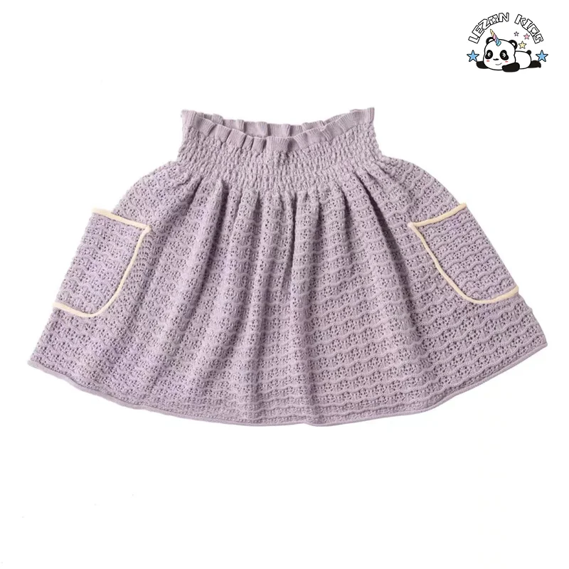 LEZONKIDS - Customizable New Fashion cool sleeveless skirt small bow cute casual girls clothing sets for summer